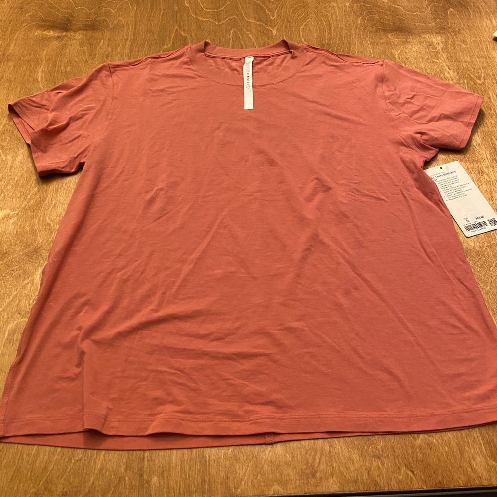 All yours lululemon boyfriend tee with tags